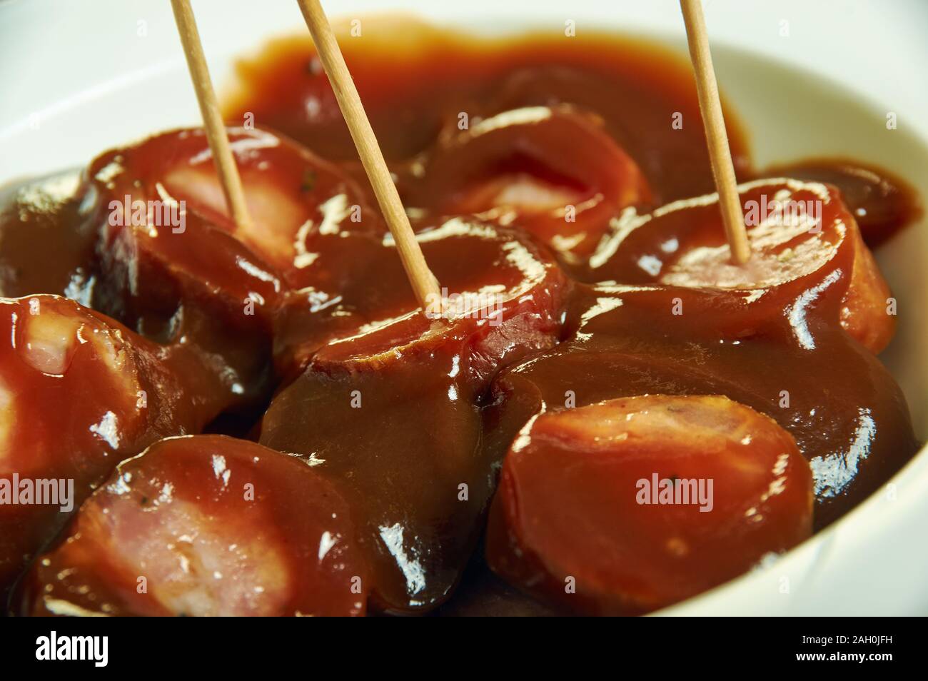 Crock Pot Kielbasa Bites Recipe, BBQ Ranch, combine Barbecue Sauce dry