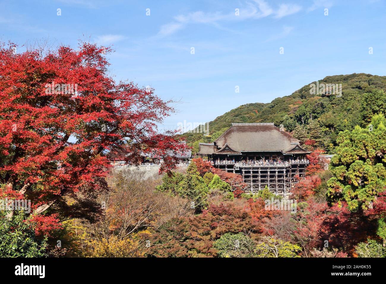 Kiyomizu-dera Temple in autumn. Kyoto, Japan. Stock Photo