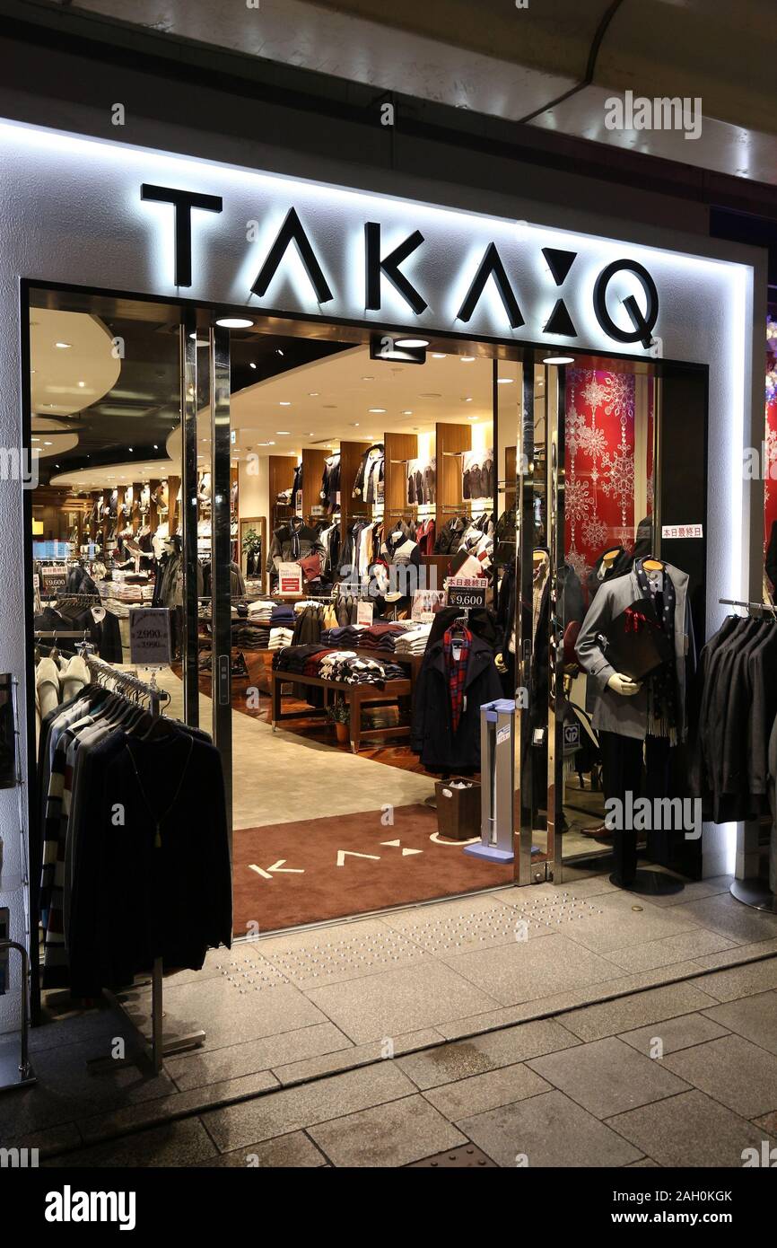 KYOTO, JAPAN - NOVEMBER 27, 2016: Taka-Q (Takaq) Japanese fashion 