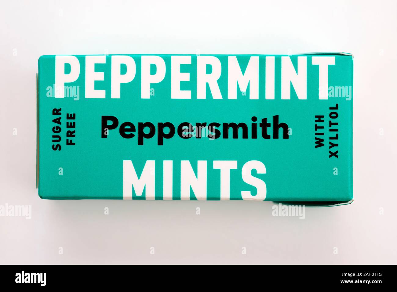 Peppersmith sugar free mints Stock Photo