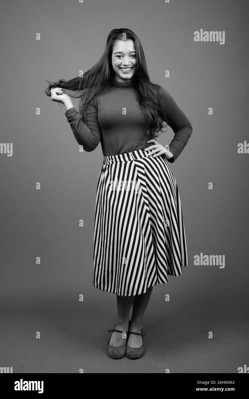 Attractive indian women Black and White Stock Photos & Images - Alamy