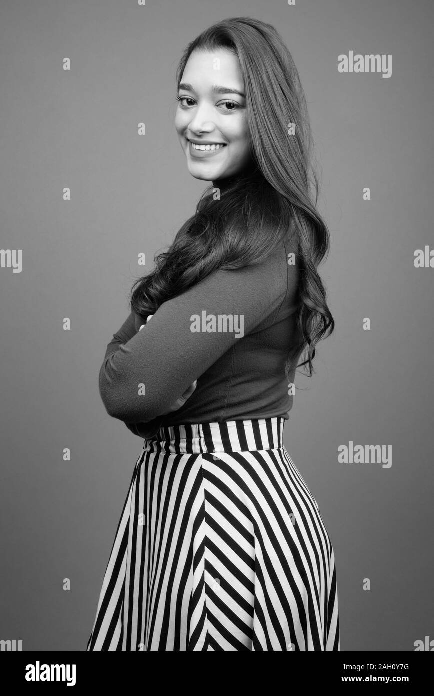 Attractive indian women Black and White Stock Photos & Images - Alamy