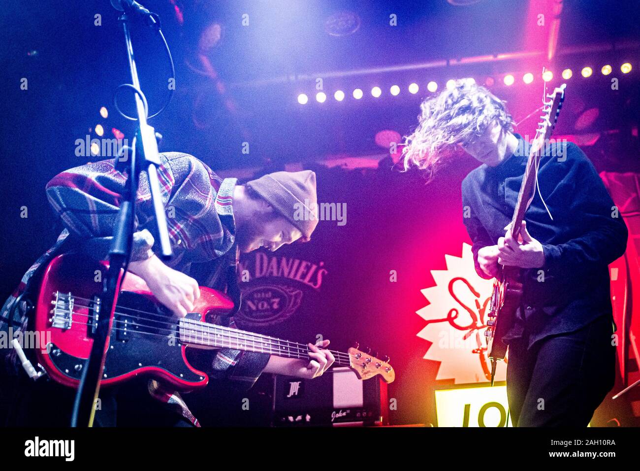 Edinburgh Scotland 22nd December 19 Edinburgh Psych Rock Trio Eat The Friek Play To A Sold Out Audience At Iconic Edinburgh Venue Sneaky Pete S Which Was Voted Music Week S Grassroots Music Venue Of The
