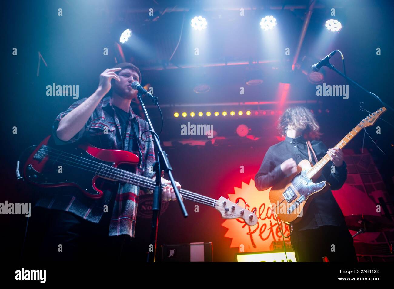 Edinburgh Scotland 22nd December 19 Edinburgh Psych Rock Trio Eat The Friek Play To A Sold Out Audience At Iconic Edinburgh Venue Sneaky Pete S Which Was Voted Music Week S Grassroots Music Venue Of The