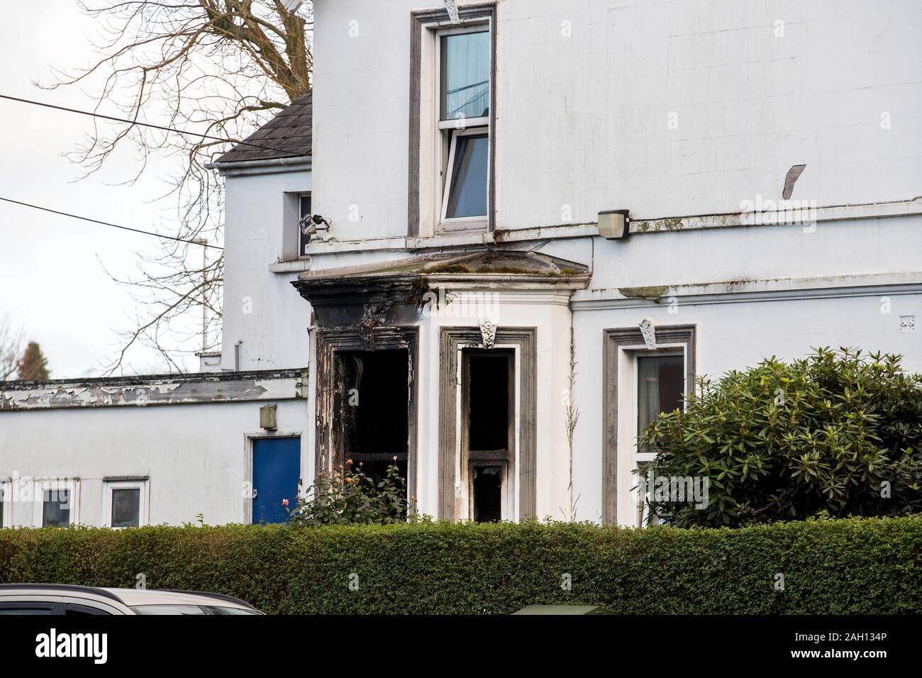 The scene at the notorious Kincora home in east Belfast, where children