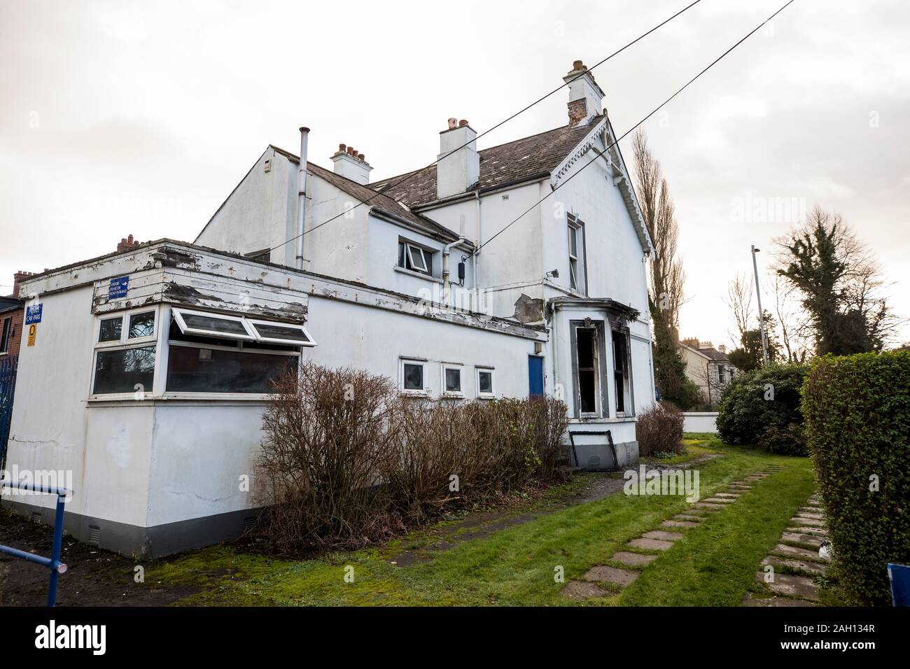 The scene at the notorious Kincora home in east Belfast, where children