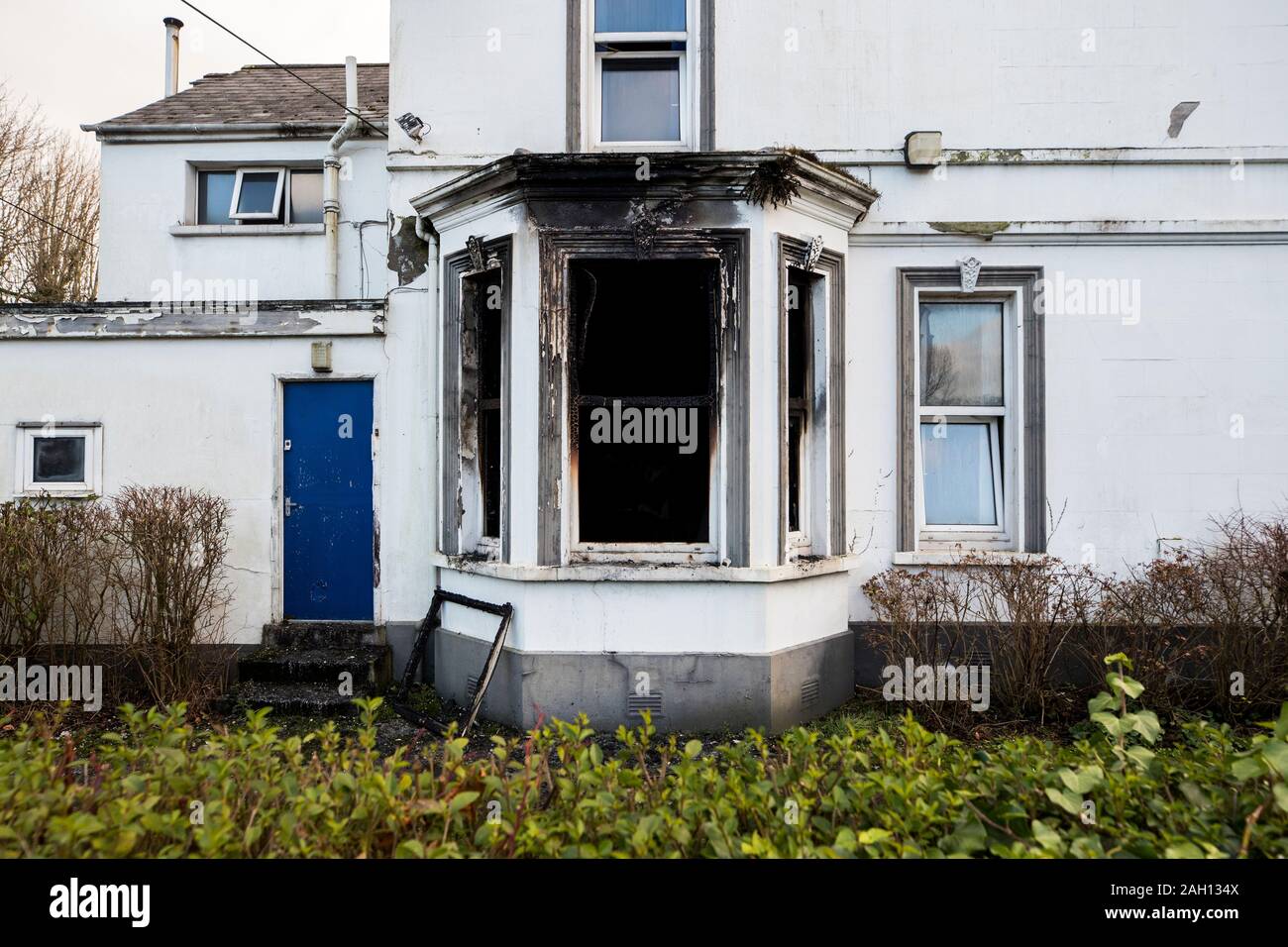The scene at the notorious Kincora home in east Belfast, where children