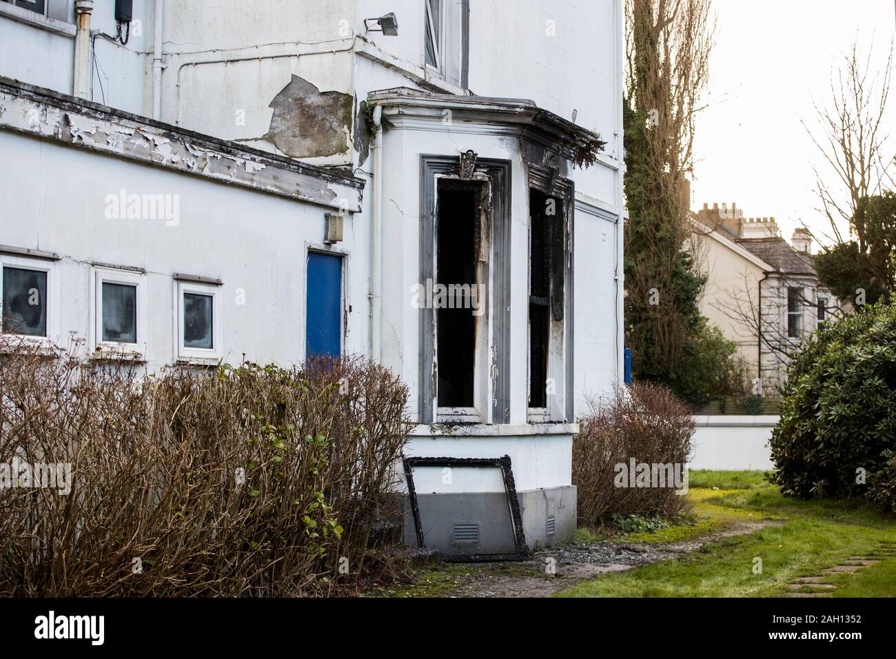 The scene at the notorious Kincora home in east Belfast, where children
