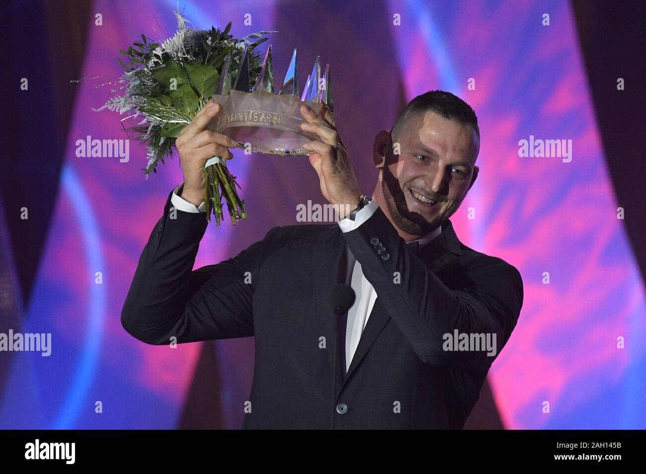 Prague, Czech Republic. 20th Dec, 2019. Heavyweight judoka Lukas Krpalek,  29, the current world champion, became the Czech Champion of Sports 2019,  winning the annual poll of sport journalists for the second
