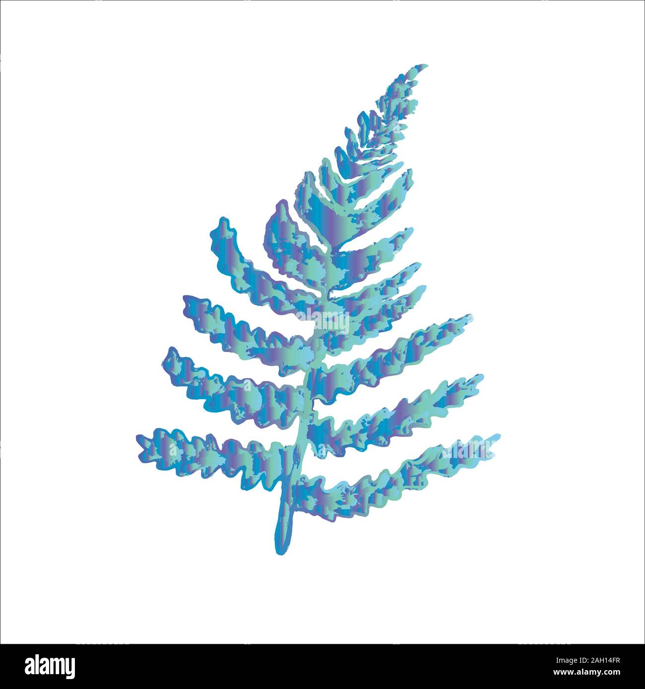 Ink illustration of a fern leaf. Idea for tattoo Stock Vector Image & Art -  Alamy