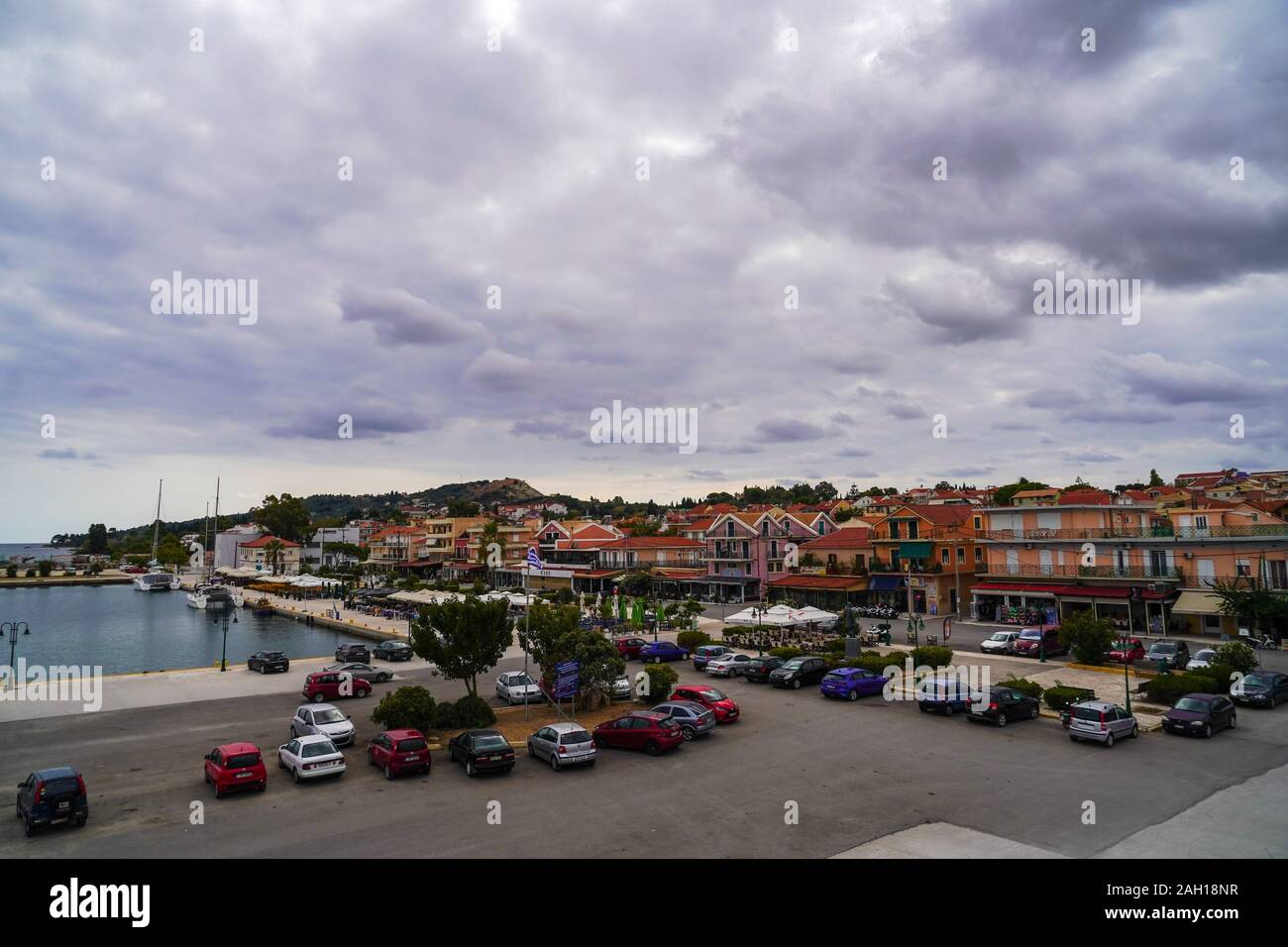 Argostoli Bay, Argostoli, Kefalonia, Ionian Islands, Greece. Stock Photo