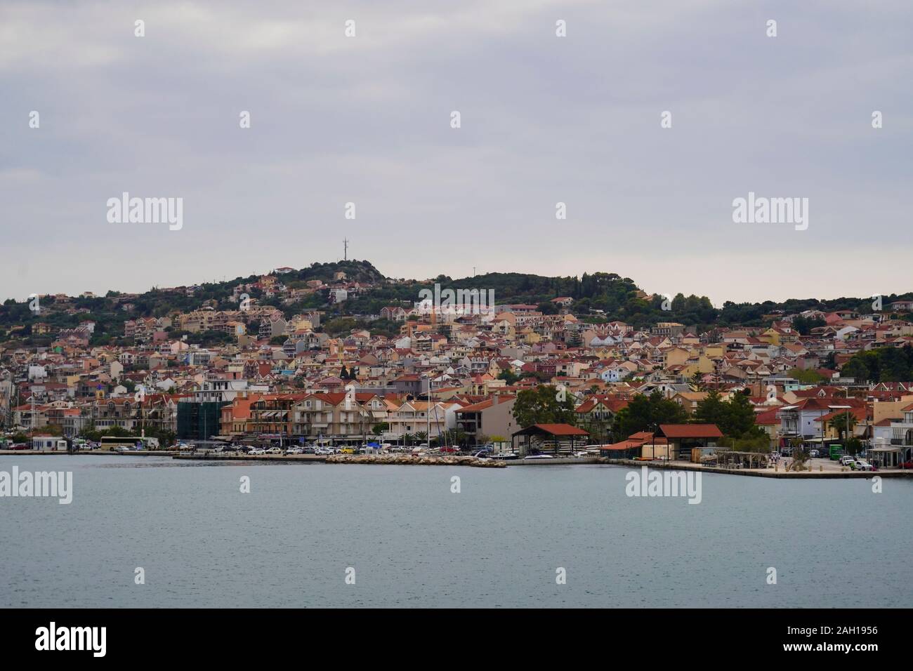 Argostoli Bay, Argostoli, Kefalonia, Ionian Islands, Greece. Stock Photo