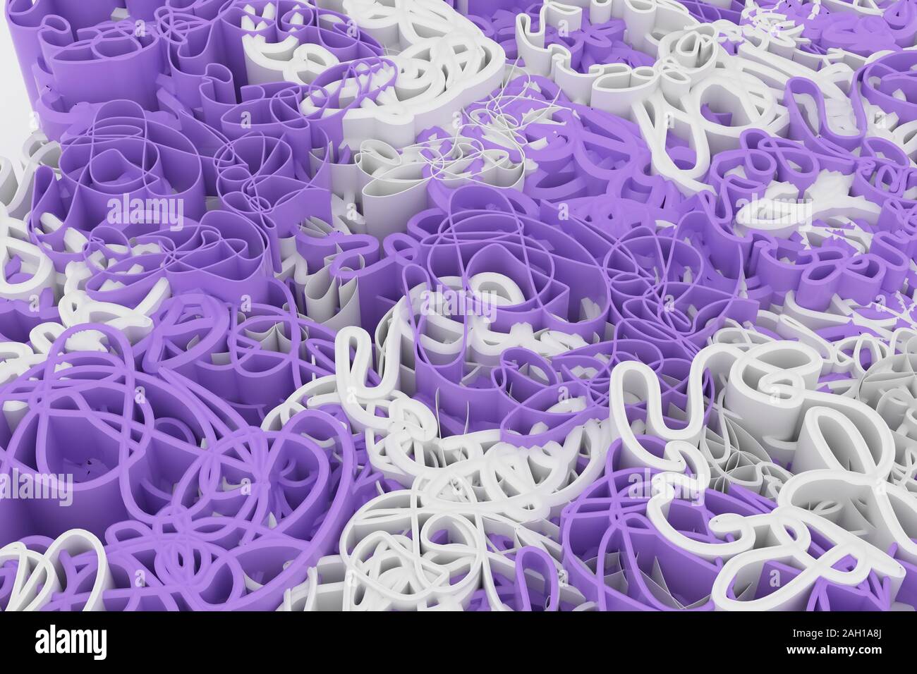Messy Texture Renders Messy colorful curve geometric lines, for design texture or title ...