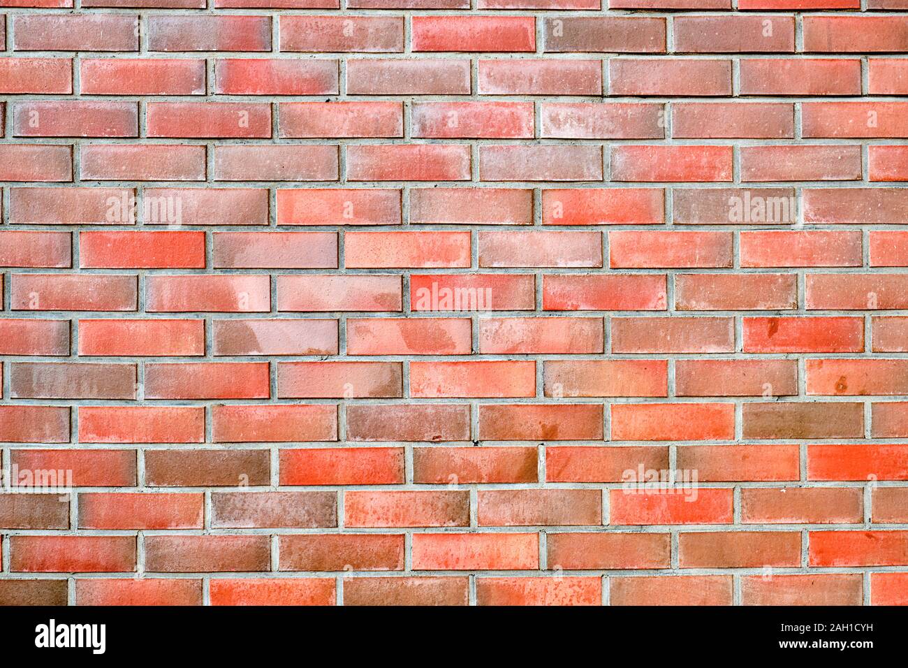 Background from a red brick wall Stock Photo