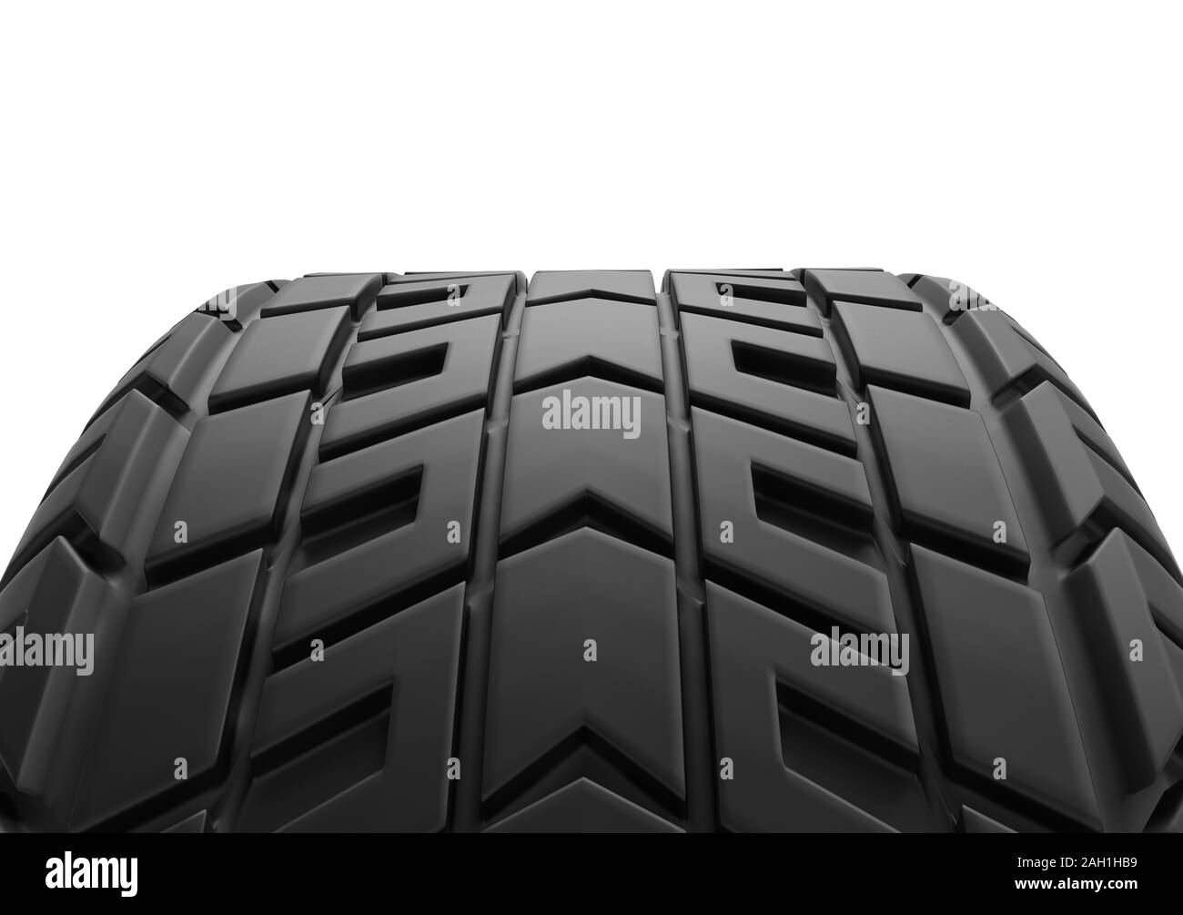 Car Wheel Isolated on White, 3D Rendering Stock Photo - Alamy