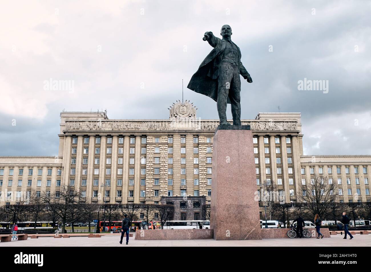 SAINT PETERSBURG, Russia - April 12, 2015: The Monument of Vladimir ...