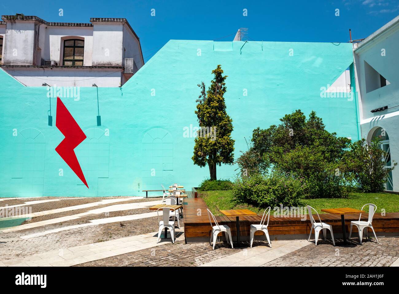 View of Centro Cultural in Recoleta District of Buenos Aires Stock Photo