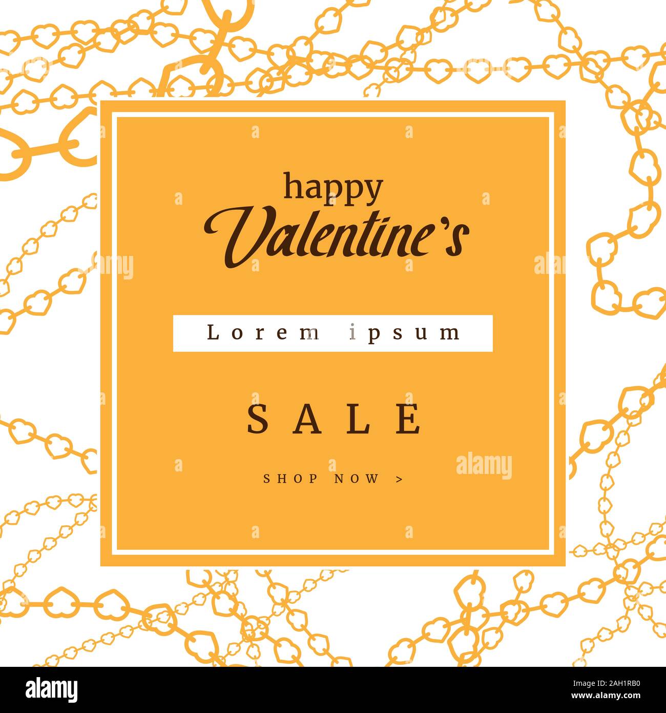 Happy Valentines Day Sale Offer Banner Poster Or Flyer Design