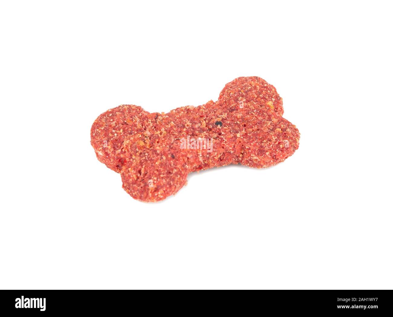 Dry dog food in the shape of a bone isolated on a white background Stock Photo Alamy