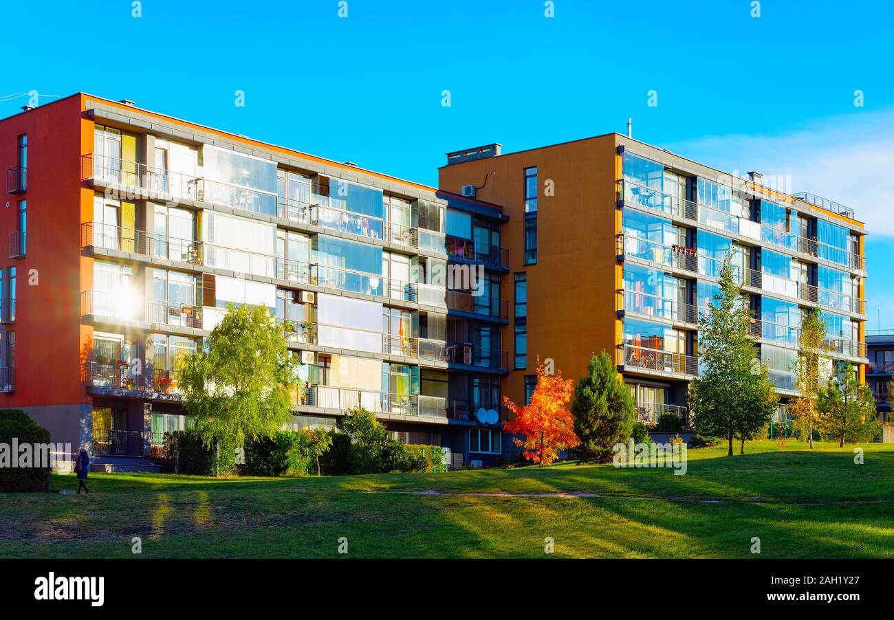 Apartments residential house home facade architecture and outdoor