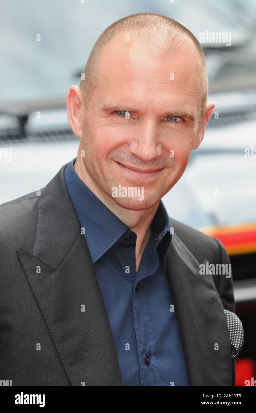 Ralph Fiennes. The A Team Premiere, Leicester Square, London. UK Stock Photo