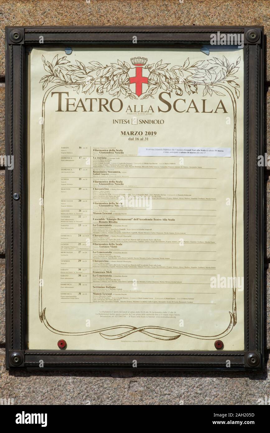 Teatro alla scala hi-res stock photography and images - Alamy