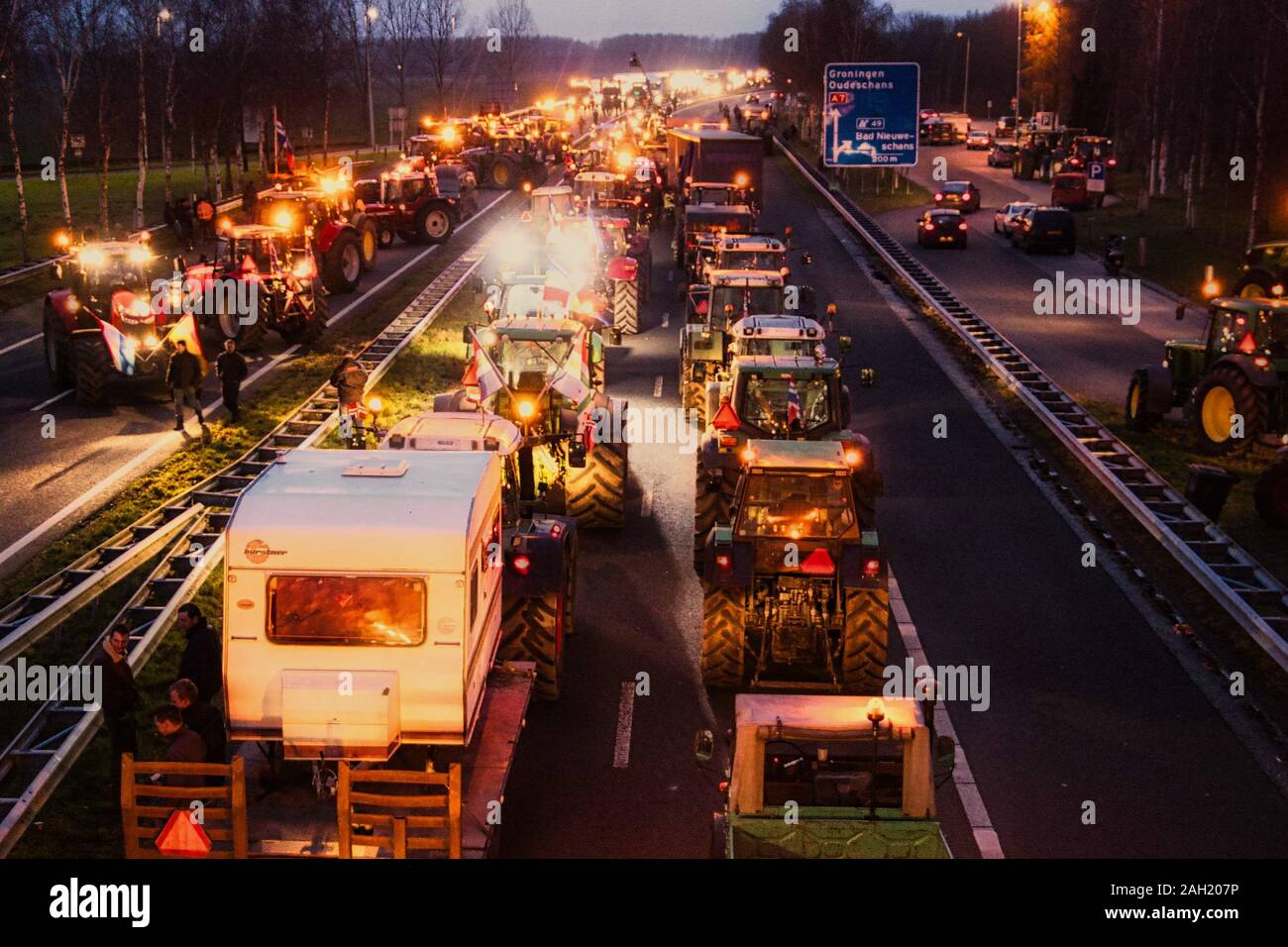Bauern, Demo, Bauerndemo, Holland, Agrar, Agrarpolitik Stock Photo - Alamy