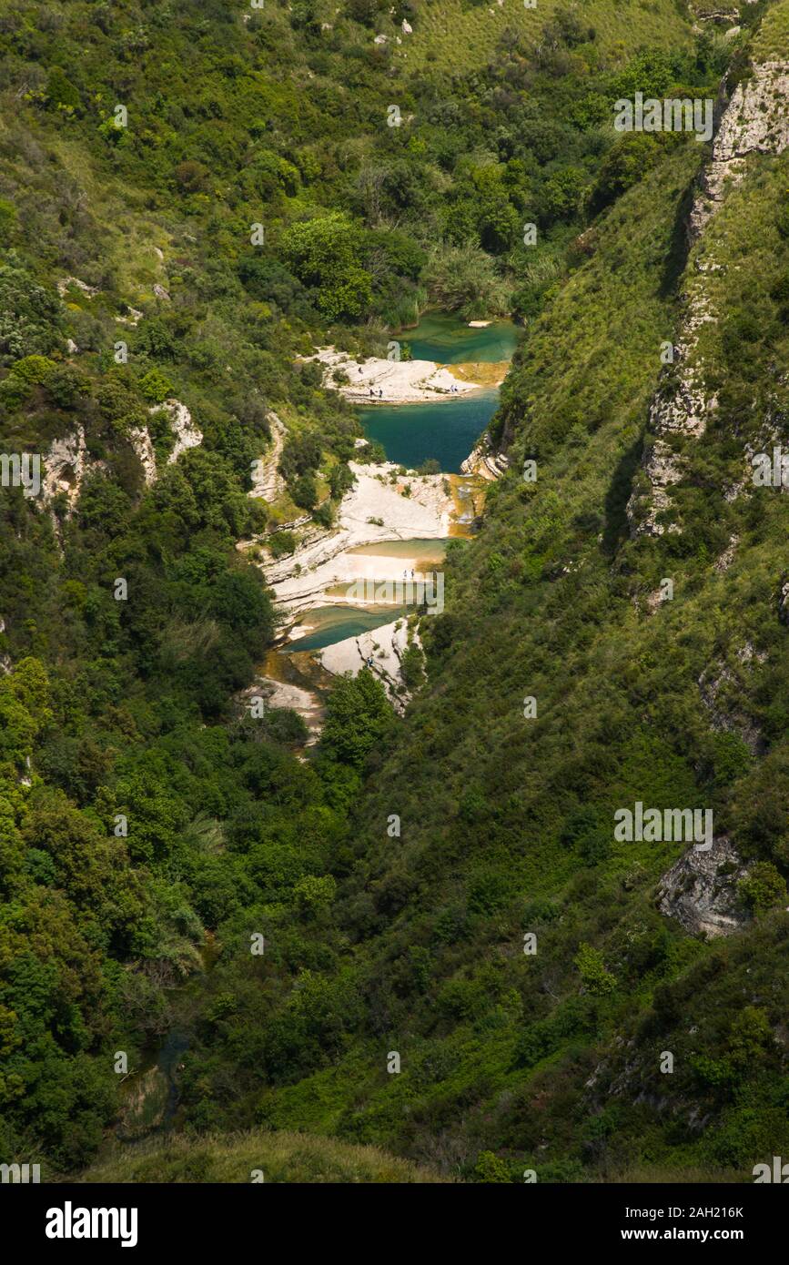 Italy Sicily Avola, 06 May 2019 Cavagrande Valley of the Cassibile