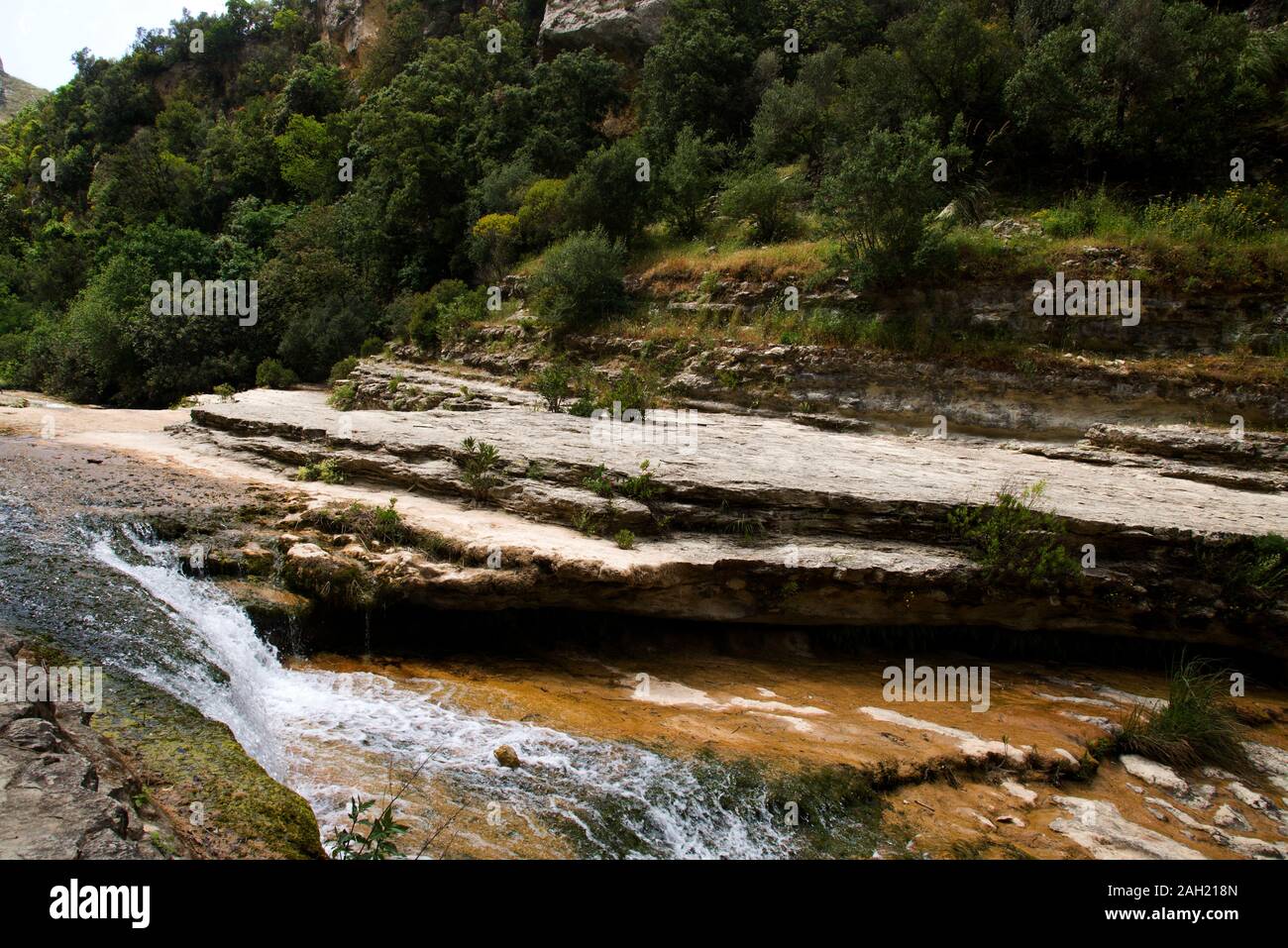 Italy Sicily Avola, 06 May 2019 Cavagrande Valley of the Cassibile