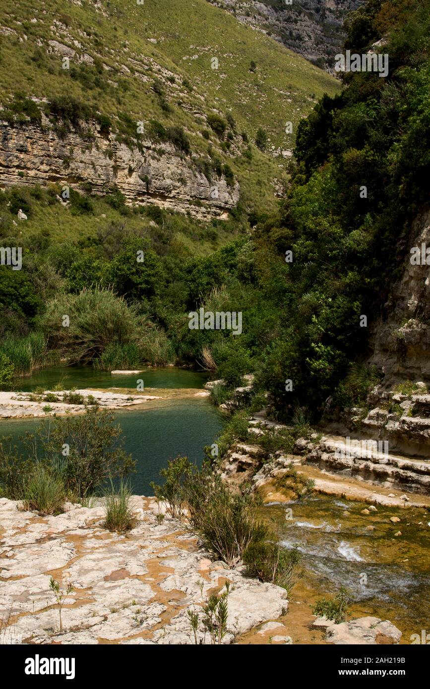Italy Sicily Avola, 06 May 2019 Cavagrande Valley of the Cassibile