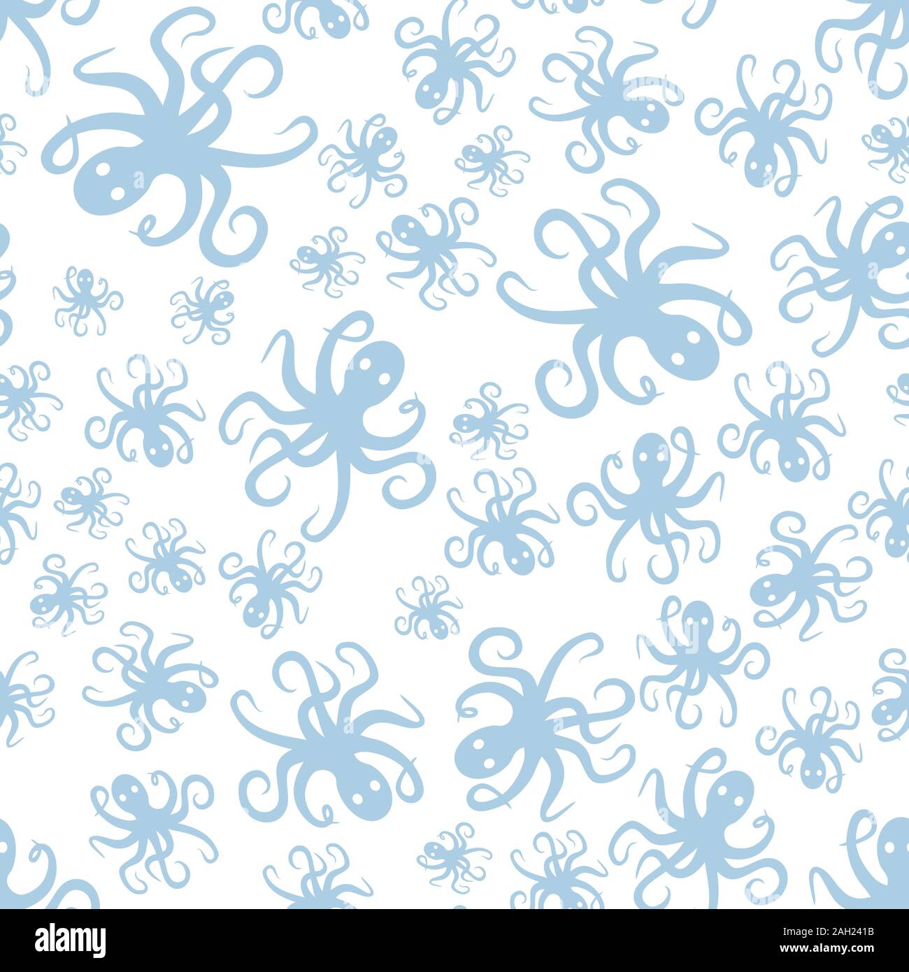 Random simple octopus pattern seamless repeat background Stock Photo ...