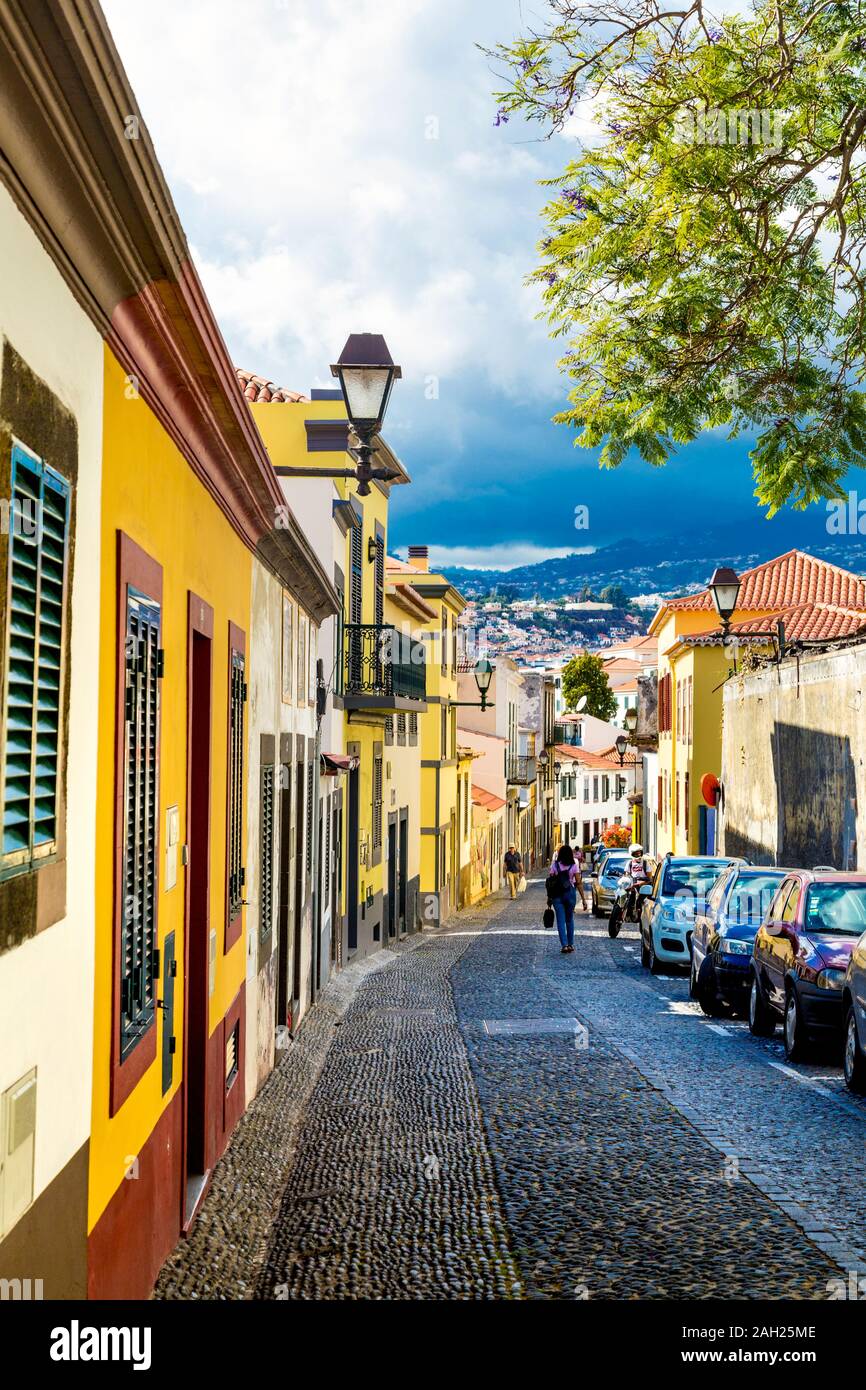 Old Town, Funchal, Madeira, Portugal Stock Photo