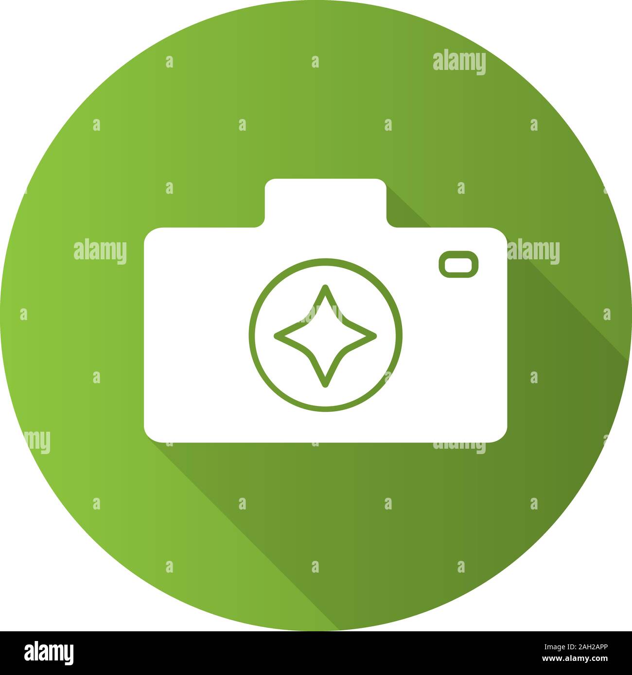 Camera enhance flat design long shadow glyph icon. Photography. Photo ...