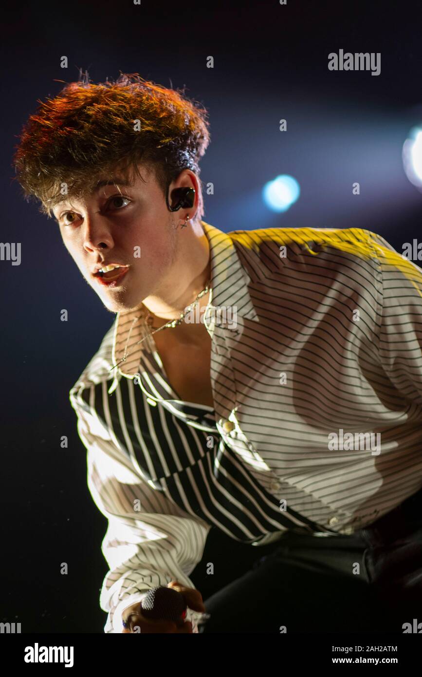 Sunrise, United States. 22nd Dec, 2019. Zach Herron of Why Don't We ...