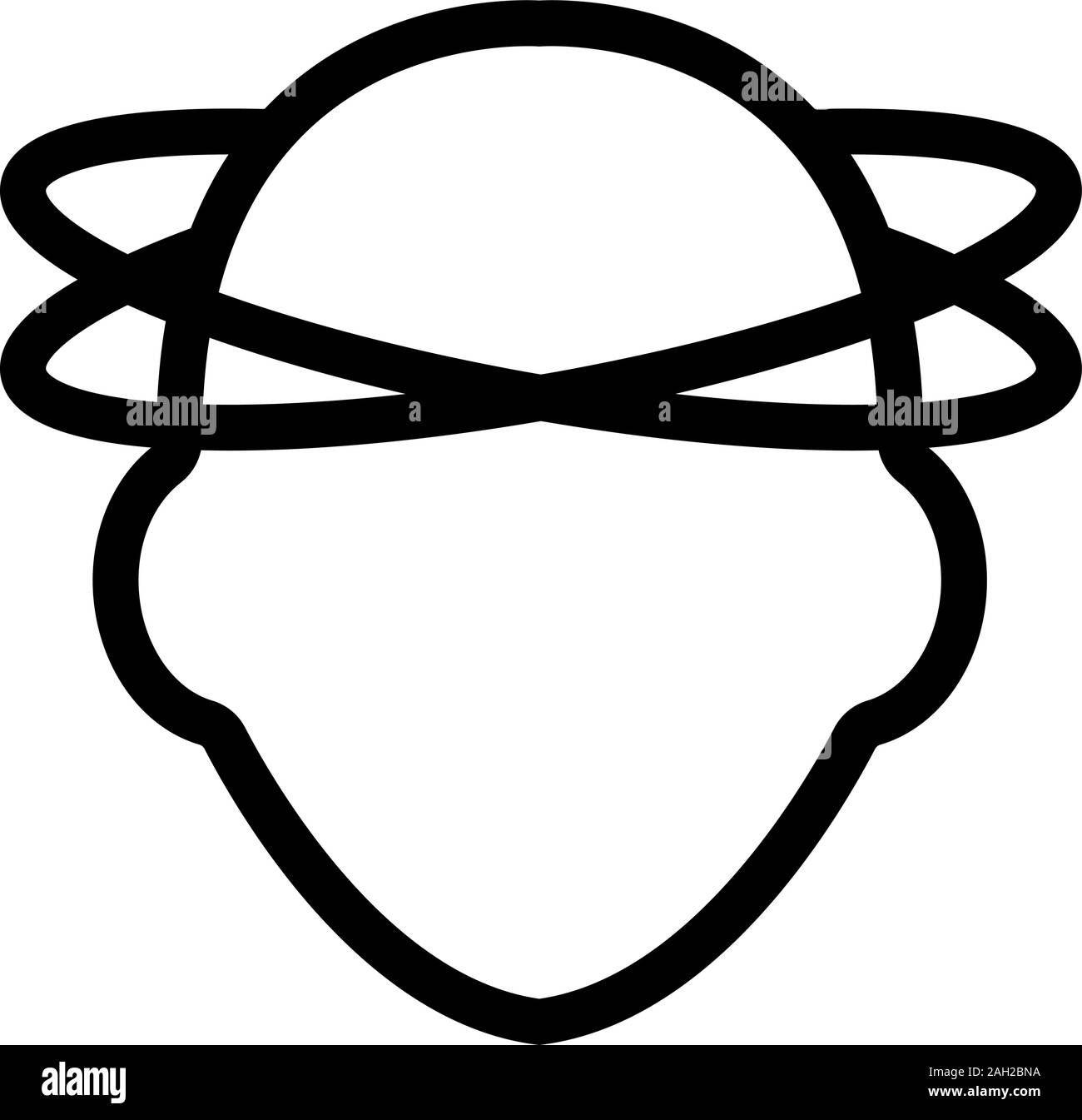 Headache icon vector. Isolated contour symbol illustration Stock Vector ...
