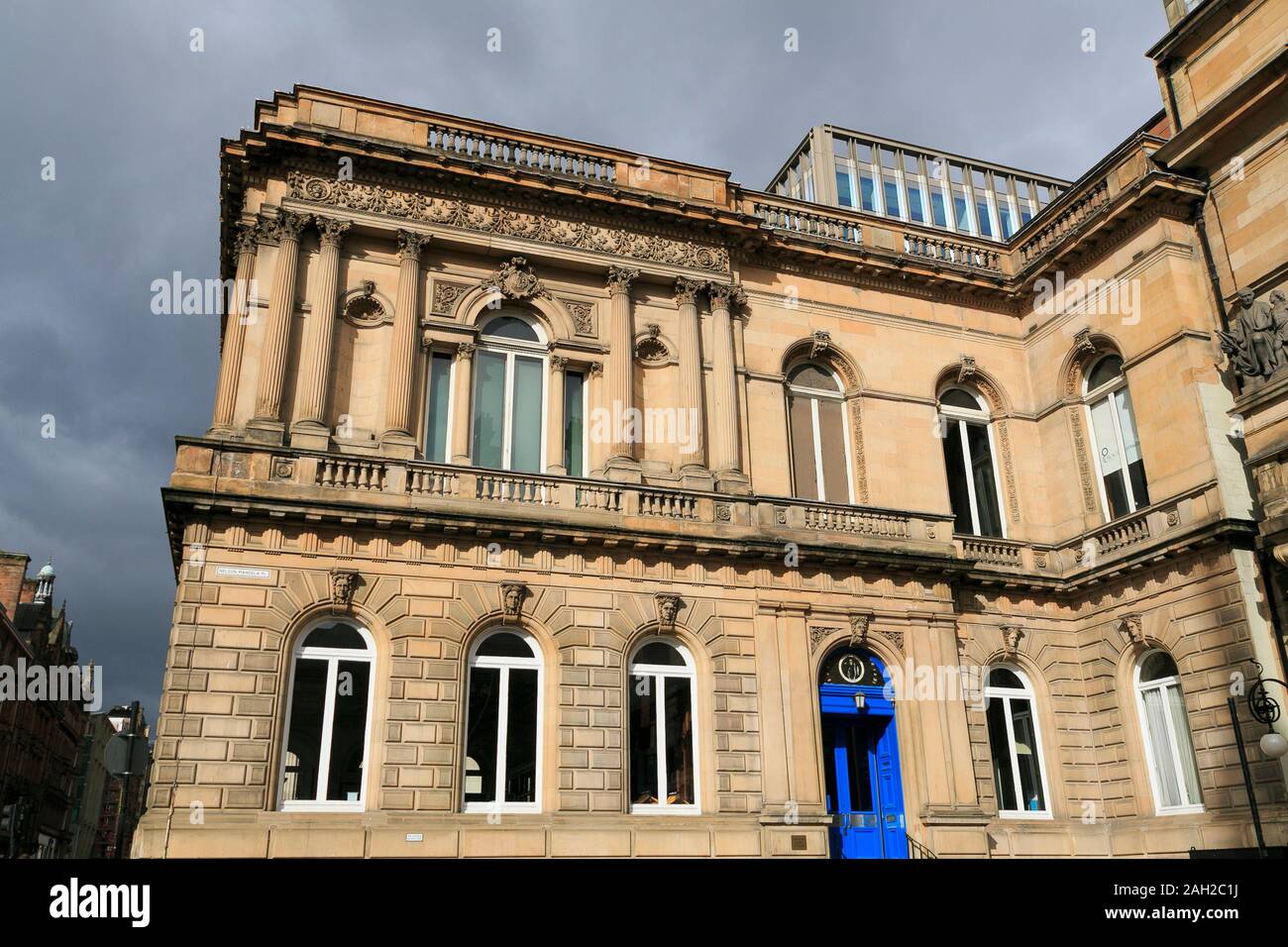 The Athenaeum Building, Nelson Mandela Square, Glasgow, Scotland ...