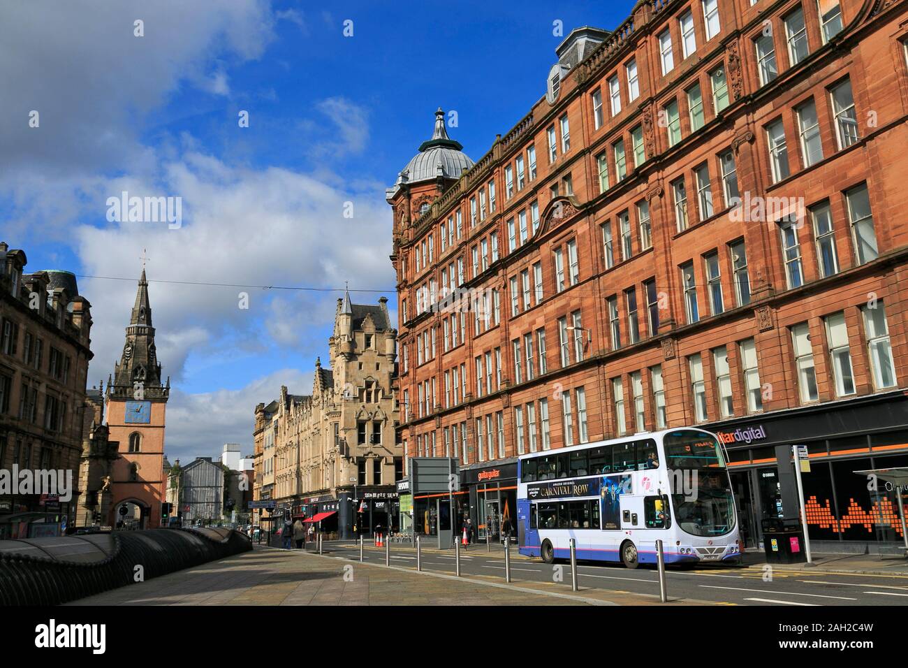 Trongate Street, Merchant City District, Glasgow, Scotland, United