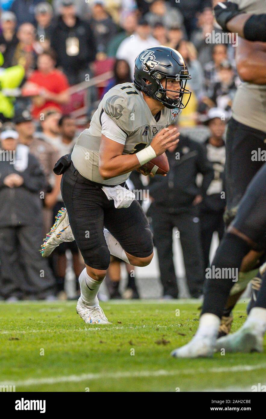 Tampa, FL, USA. 23rd Dec, 2019. UCF quarterback Dillon Gabriel (11