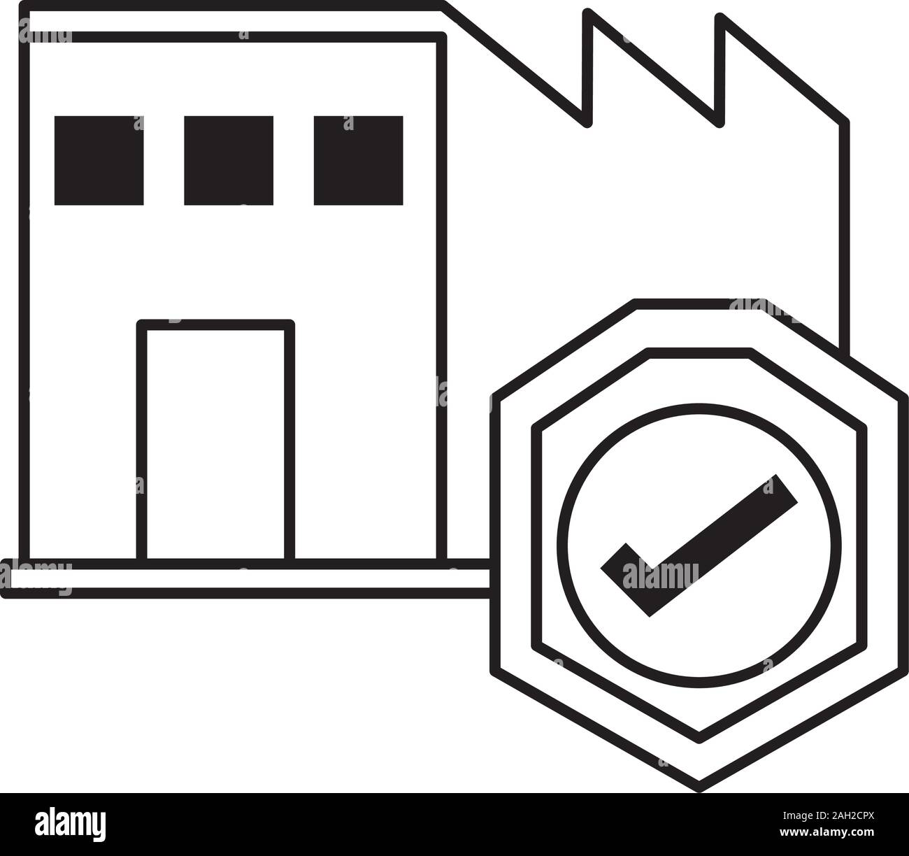 building office postal service icon Stock Vector Image & Art - Alamy
