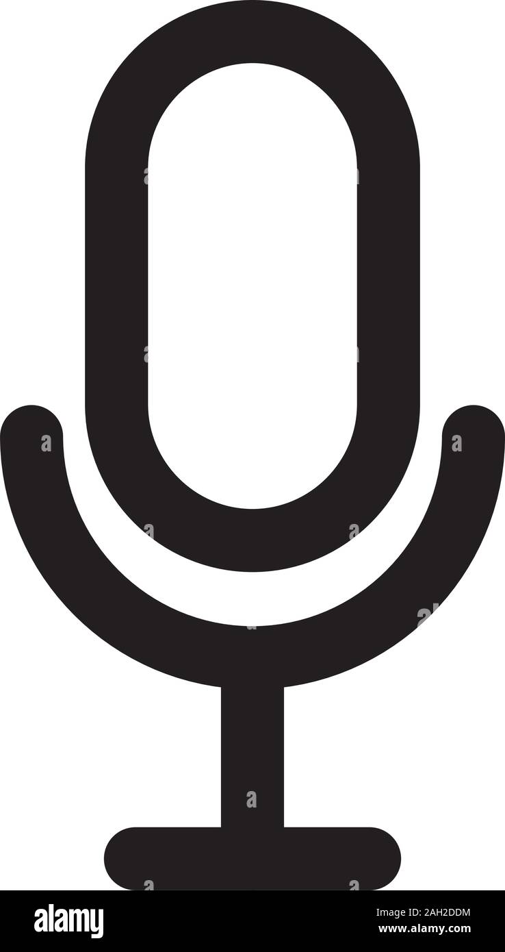 microphone sound device isolated icon Stock Vector Image & Art - Alamy