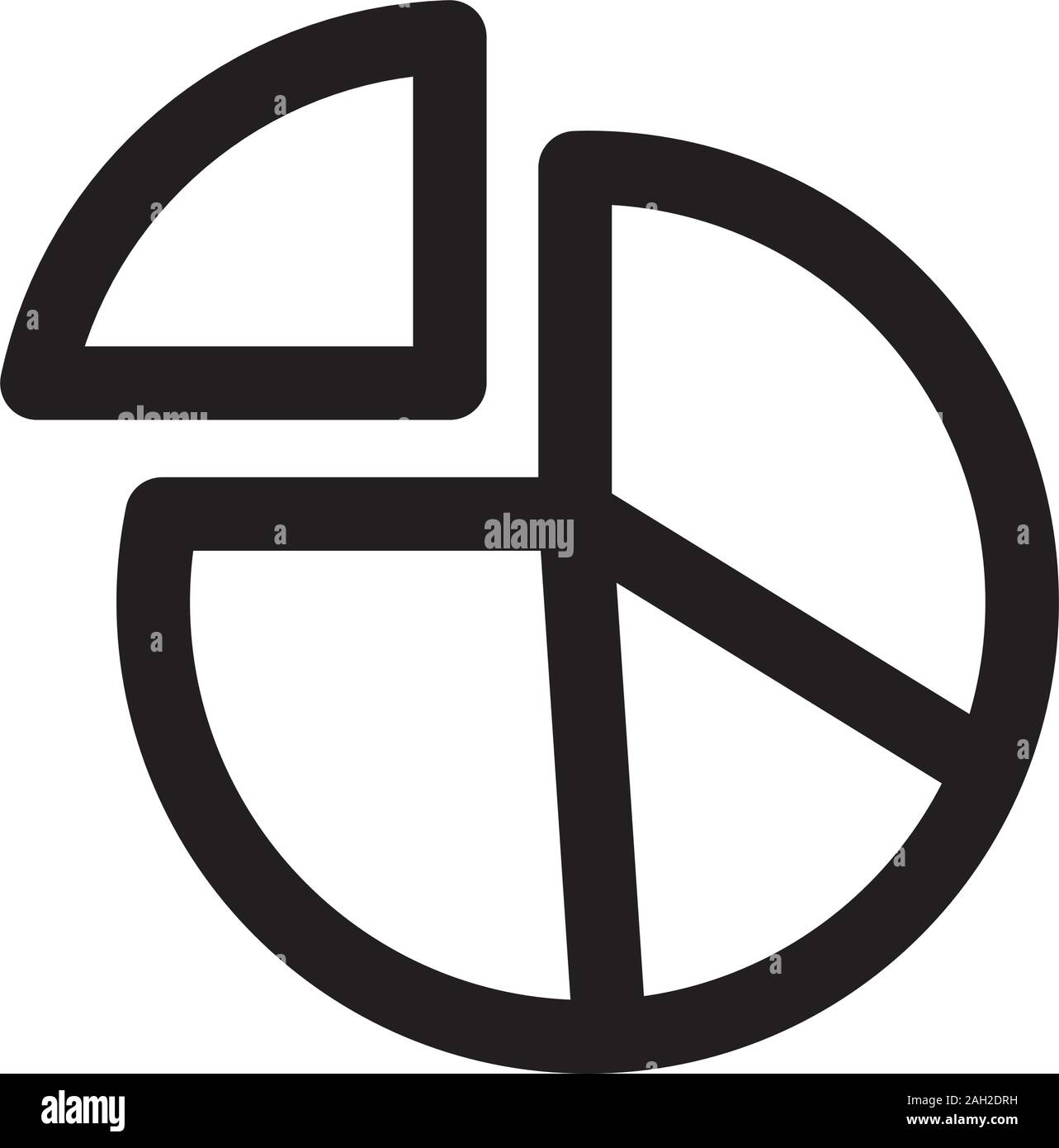 statistics pie infographic isolated icon Stock Vector Image & Art - Alamy