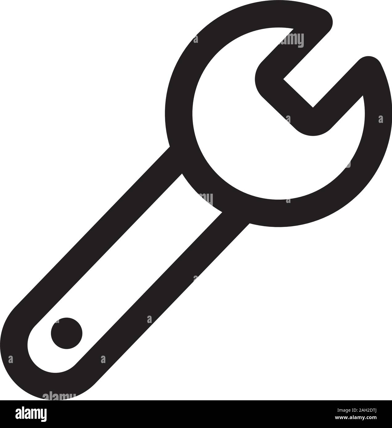 wrench key tool isolated icon Stock Vector Image & Art Alamy