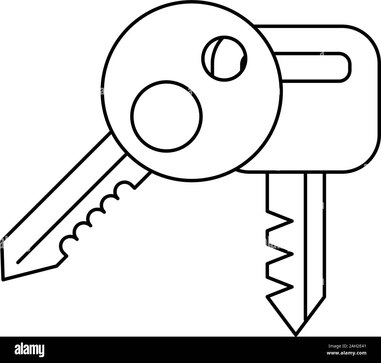key house doors isolated icons Stock Vector Image & Art - Alamy