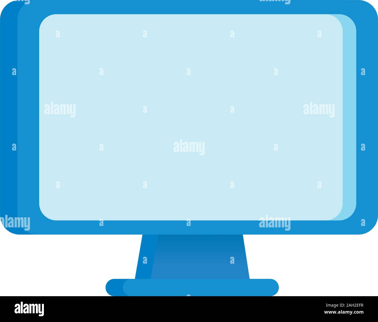 desktop computer display isolated icon Stock Vector Image & Art - Alamy