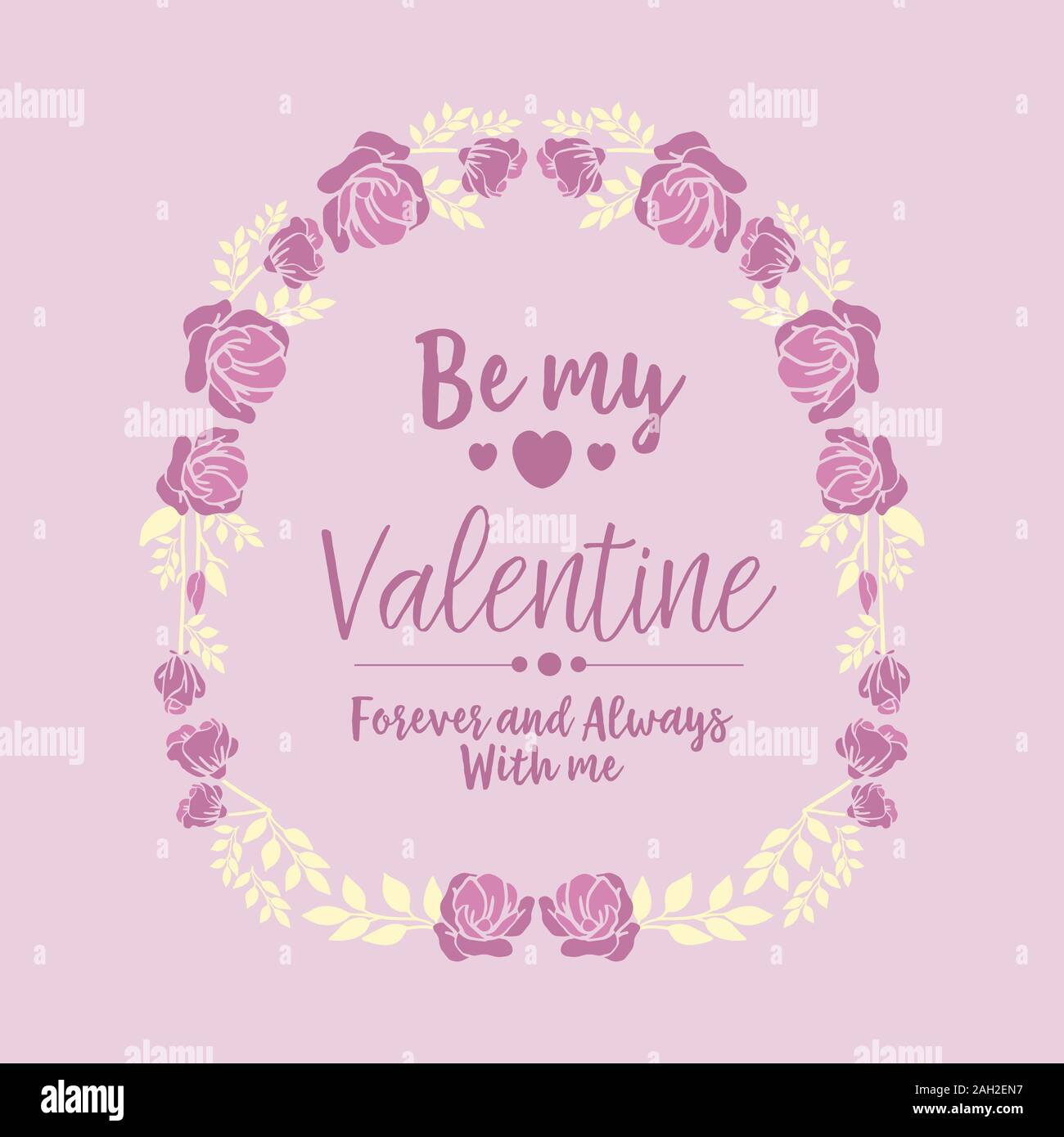 Elegant pink and white floral frame, for invitation card design happy ...