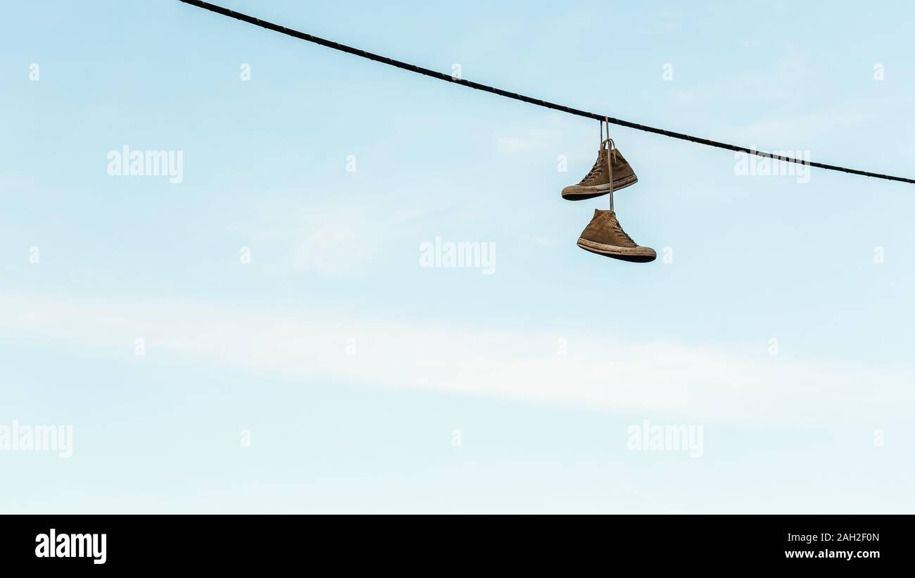 1,808 Sneakers On Wires Images, Stock Photos, 3D objects, & Vectors |  Shutterstock