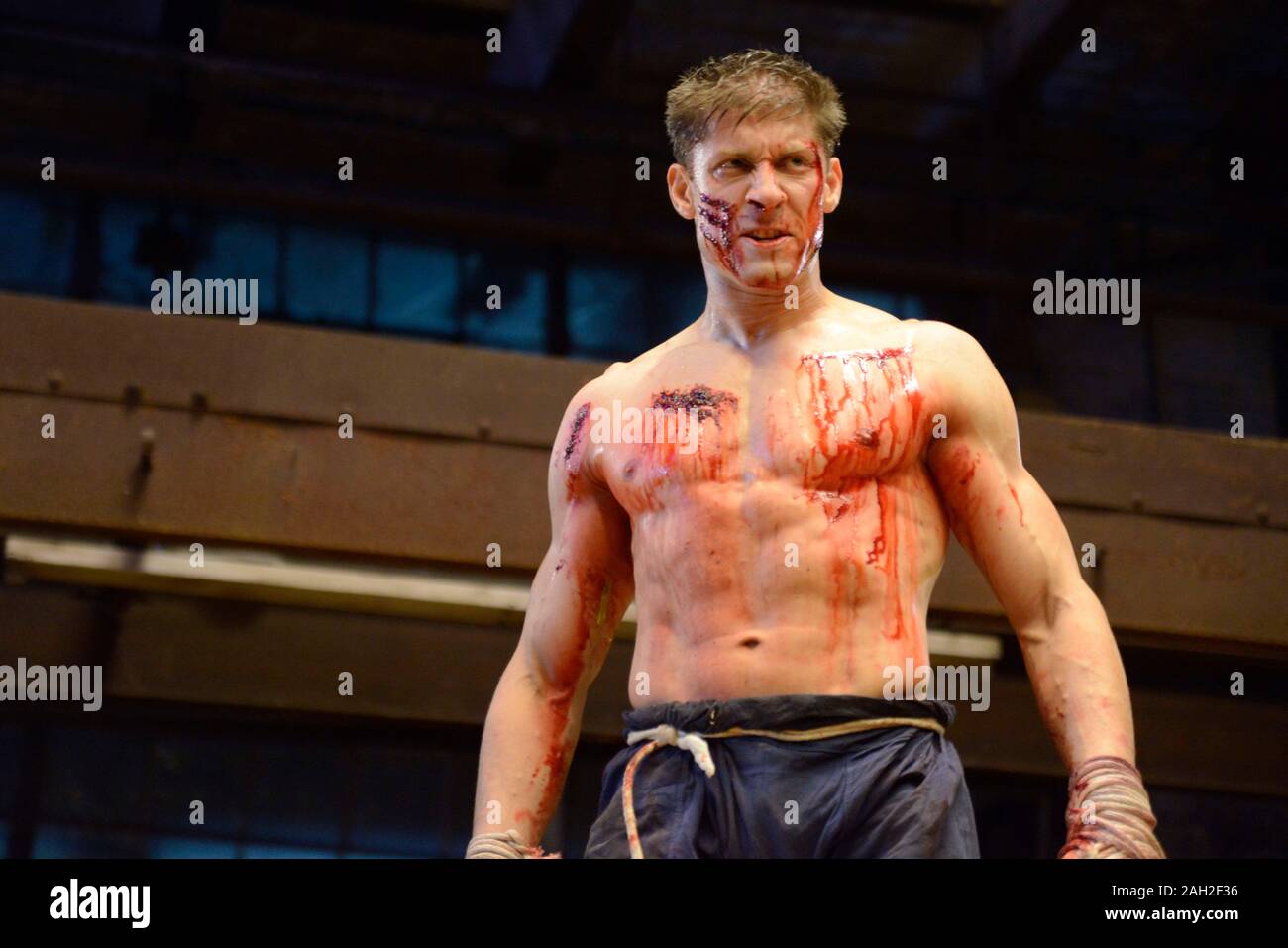 ALAIN MOUSSI in KICKBOXER: VENGEANCE (2016), directed by JOHN STOCKWELL. Credit: RADAR PICTURES / Album Stock Photo