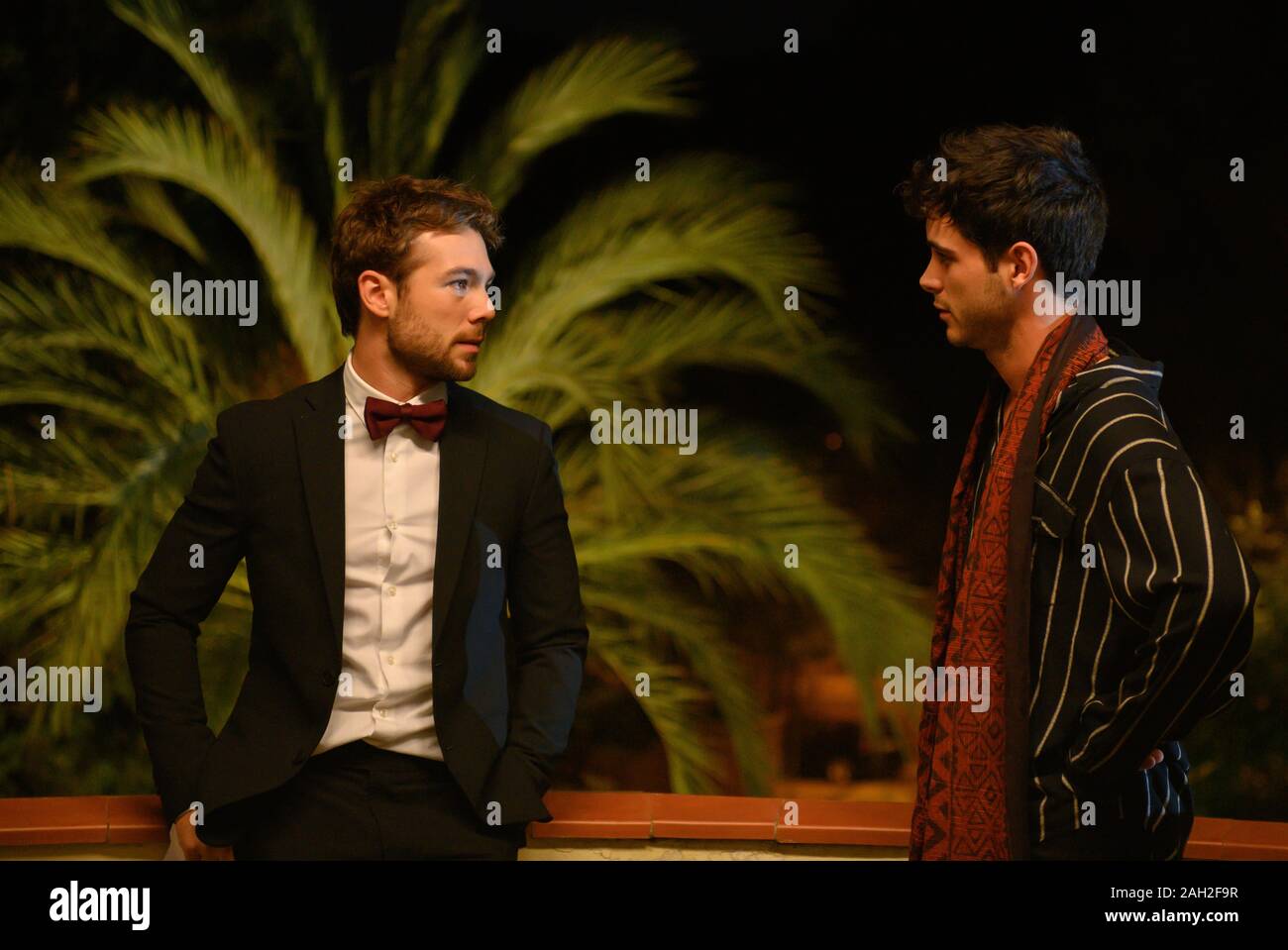 CARLOS CUEVAS and DAVID SOLANS in MERLÍ: SAPERE AUDE (2019). Credit:  MOVISTAR+ / Album Stock Photo - Alamy