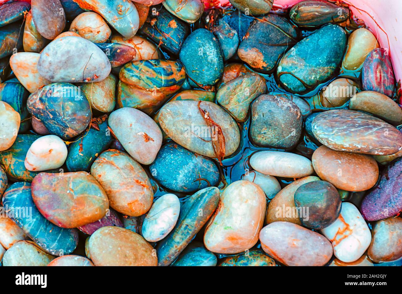 Granite pebbles garden hi-res stock photography and images - Alamy