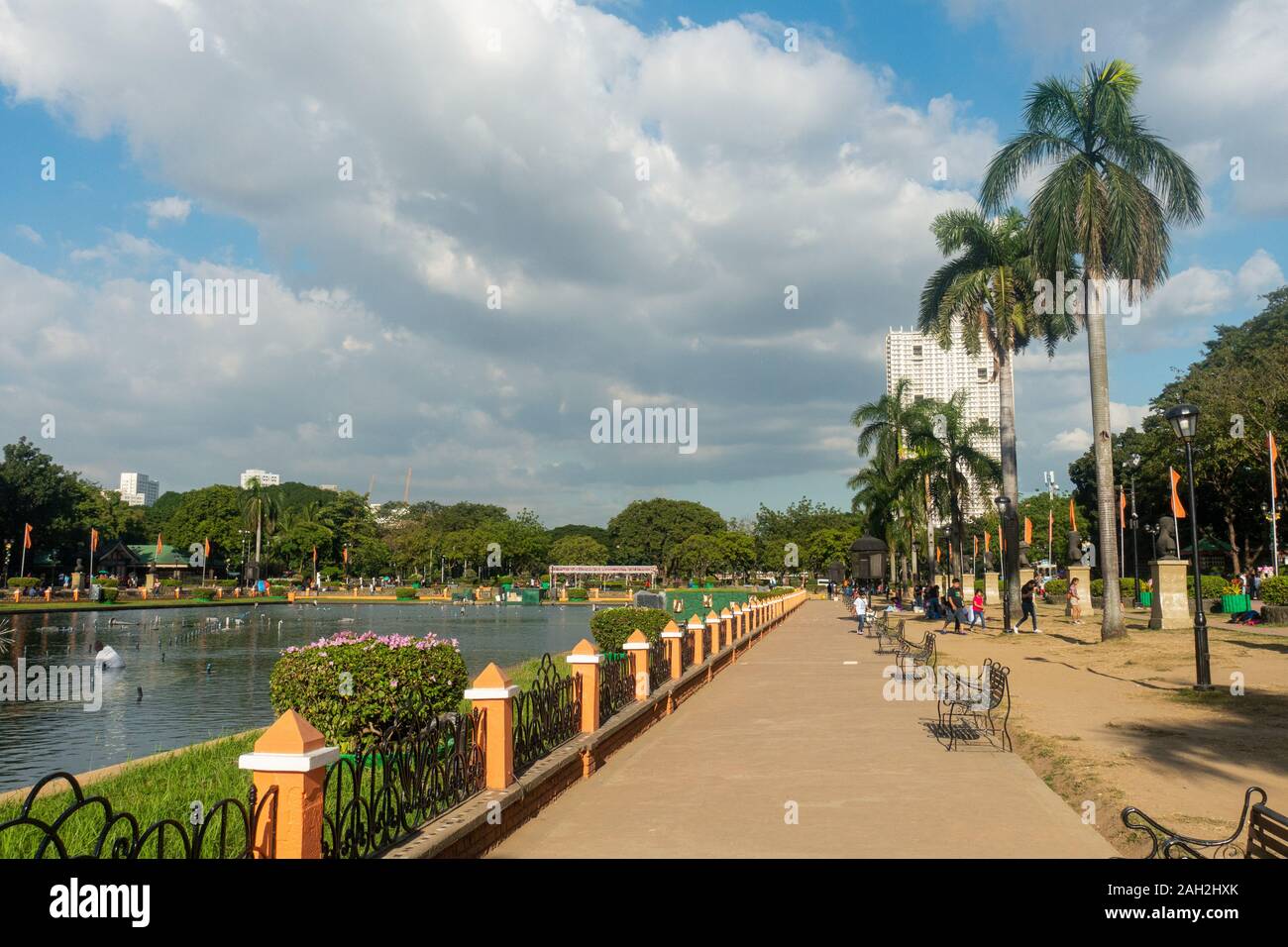Manila, Philippines, Rizal Park in  Intramuros Stock Photo